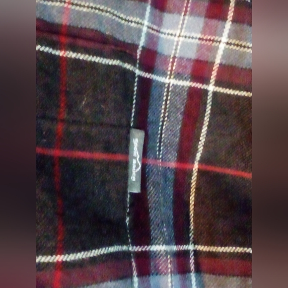 Eddie Bauer Long Sleeve Cotton Flannel Multi Color Stripes Shirt Men's 2XL - Picture 5 of 10